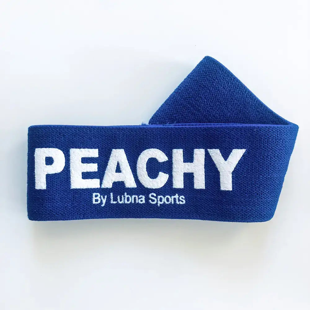 Blauwe booty band met siliconen details voor stevige workouts - Booty band Blauw