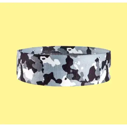 Camouflage camouflage bootyband met medium weerstand voor fitness en workout