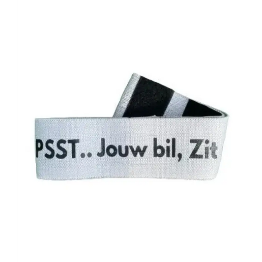 Strakke zwart-witte elastische booty band voor verstelbare booty workouts