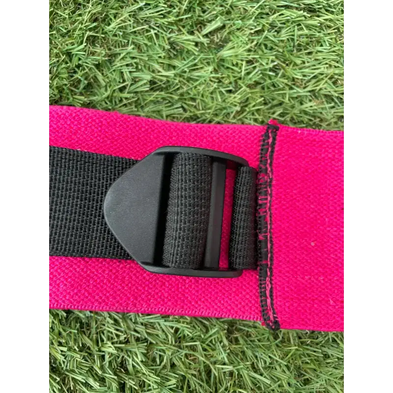 Pink en zwart verstelbare booty resistance band voor strengthen je bilspieren gemakkelijk