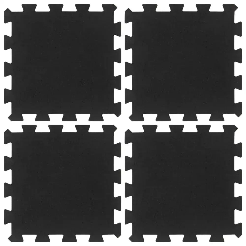 Interlockende 30x30 cm zwart schuimvloer tegels voor fitness en booty band training