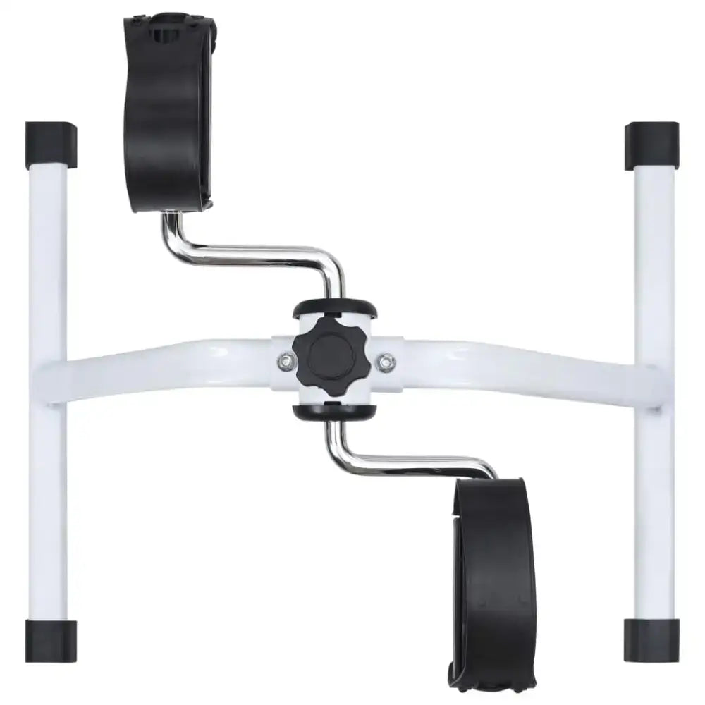 Hometrainer mini met zwarte en witte pedalen voor thuis sporten, gratis verzending