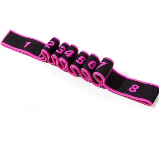 Black en roze numerieke fullbody weerstandsband voor effectieve workouts hè