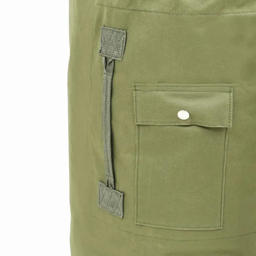 Olijfgroene militaire stijl oxford stof sporttas legerstijl met handige zak