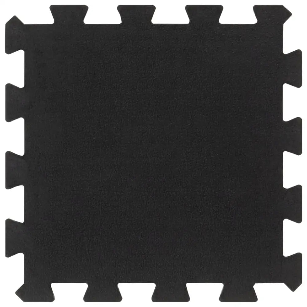 Rubbertegels 4 st 16 mm 30x30 cm zwart - matten voor fitnessapparatuur