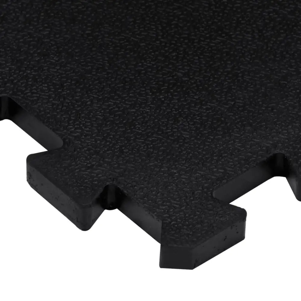 Rubbertegels 9 st 16 mm 30x30 cm zwart - matten voor fitnessapparatuur