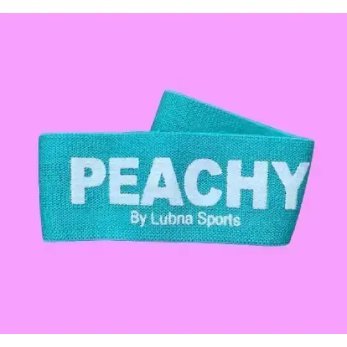 Aqua weerstandband voor peachy bootyband en medium weerstand in Ocean Blue kleur