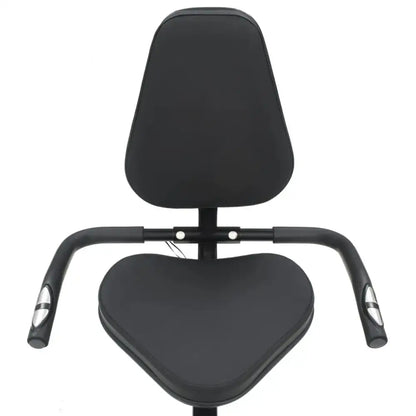 Zwarte ergonomische kantoorstoel met hartvormige, horizontaal verstelbare zitting