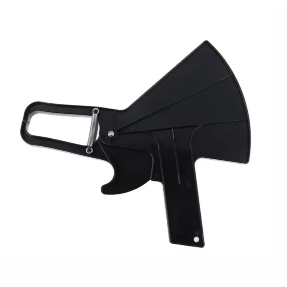 Professionele zwarte huidplooimeter met zwarte vouwtrechter