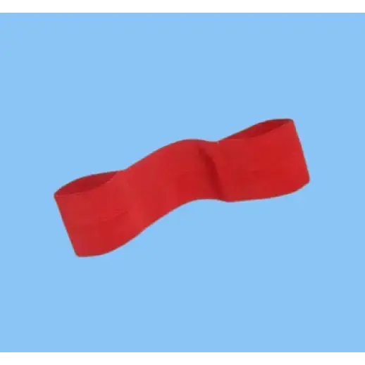 Red resistance band met ruime lussen voor pushup band for zowel beginners