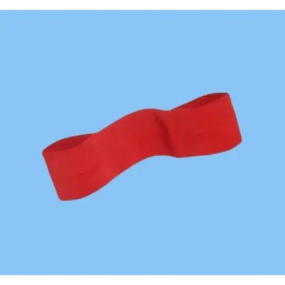 Red resistance band met ruime lussen voor pushup band for zowel beginners