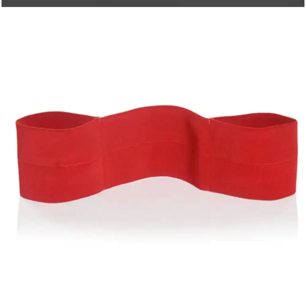 Red weerstandband met ruime lussen voor pushup band, ideaal voor zowel beginners