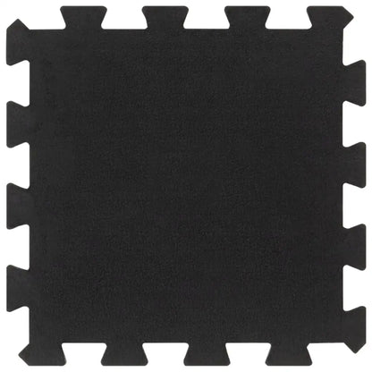 Rubbertegels 4 st 16 mm 30x30 cm zwart - matten voor fitnessapparatuur