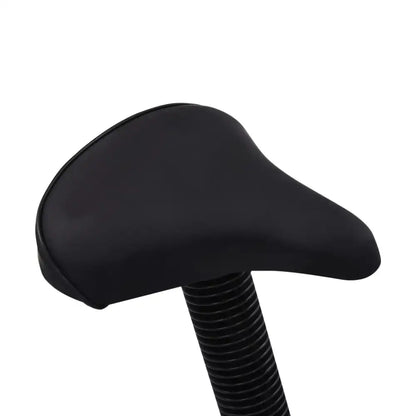 Ergonomisch zwart zadel op stevige stalen hometrainer voor thuis afvallen