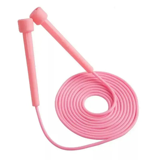 Pink speed springtouw super licht en verstelbare speed springtouw voor cardio trening