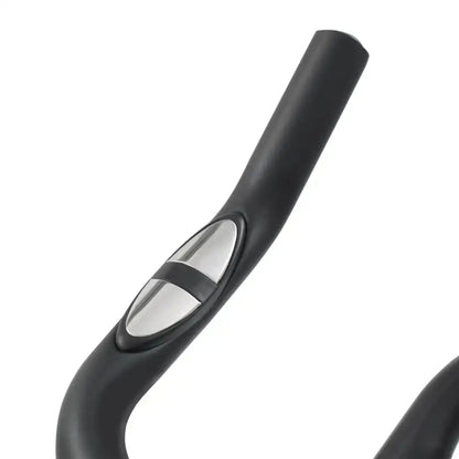 Exercise fiets handvat met polssensor op compacte hometrainer met verstelbaar zadel